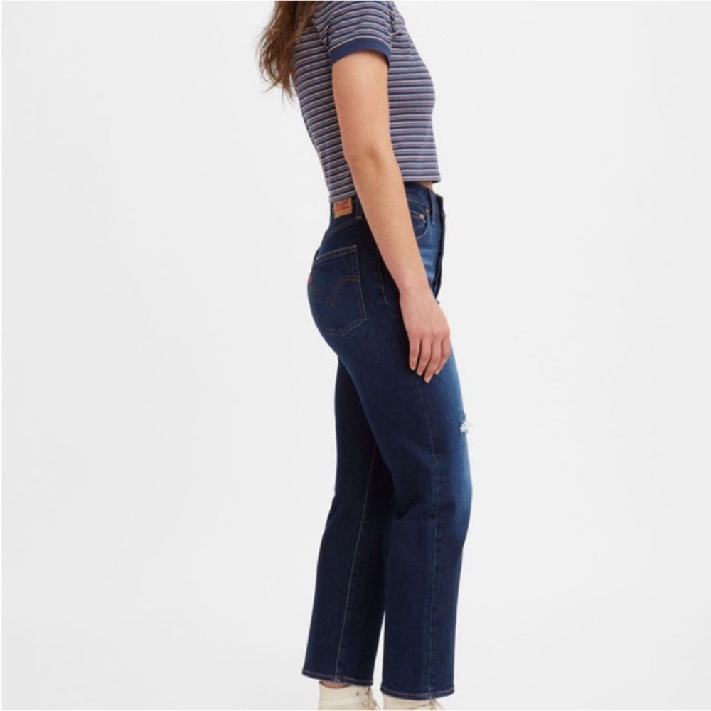 Levi's Women's Ribcage Straight Ankle Jeans Size 31 NWT Button Fly 27" Inseam - Picture 3 of 16
